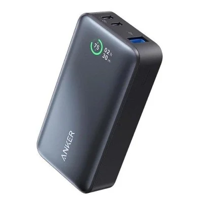 Anker 533 Powercore + Charger + 2-Ports Car Charger, Bundle - Black